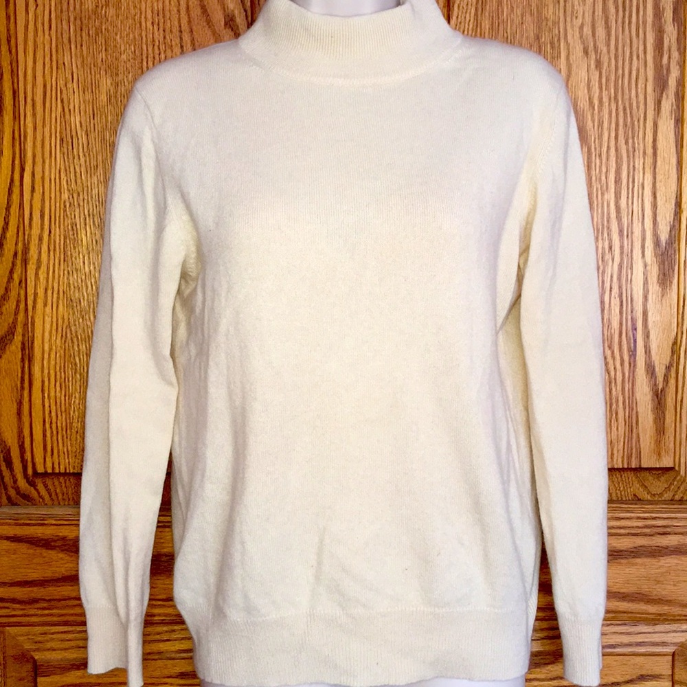 Preston and York Cashmere Mock Turtleneck Sweater